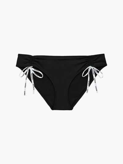 Calvin Klein Fürdőruha HU085239 | Calvin Klein Logo TiesTie Side Női Bikini Alsó Fekete